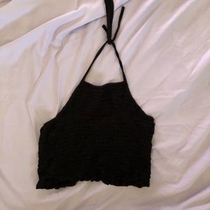 Black Halter top